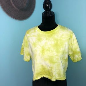 Forever 21 tie dye crop top